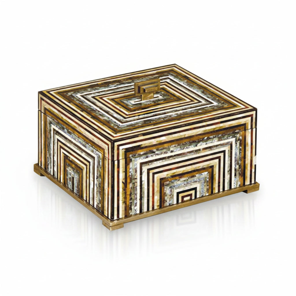 Maitland-Smith Pinstripe box | Cayen Home