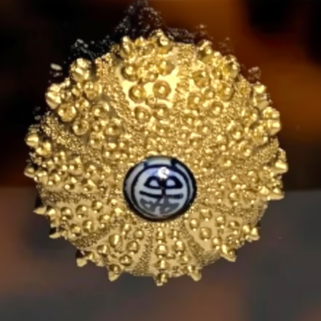 Southern Tribute sea urchin napkin rings, view 2 | Cayen Home