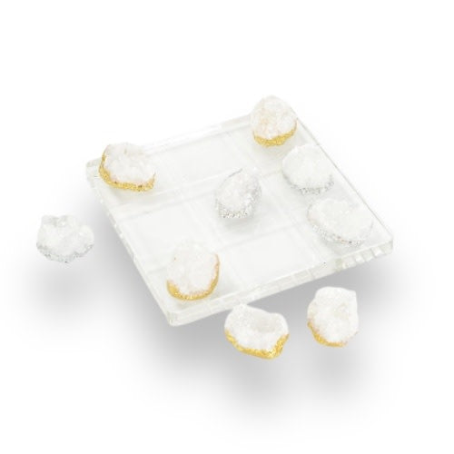 John-Richard white quartz board game | Cayen Home