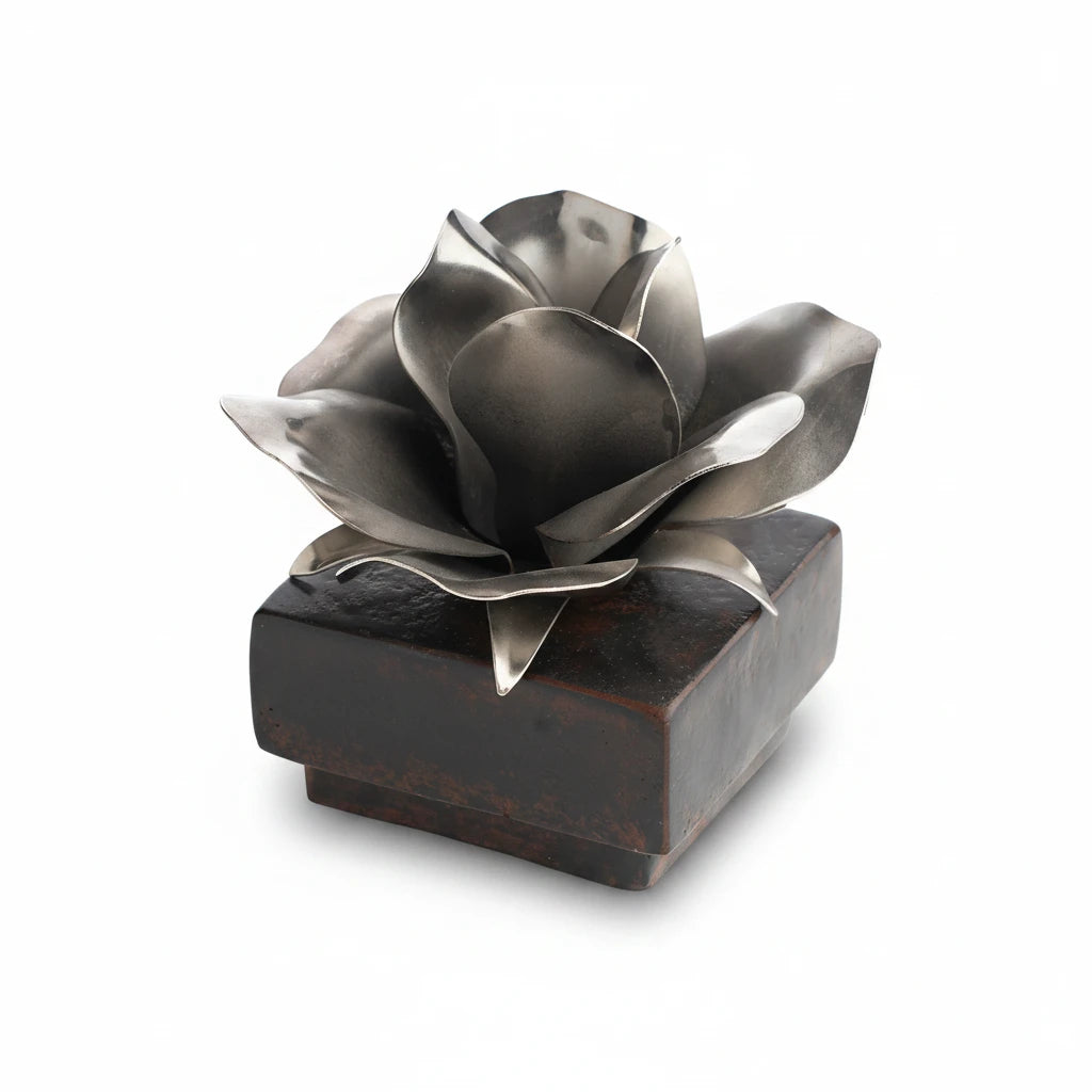 Jan Barboglio Rosa box, nickel | Cayen Home