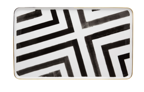 Vista Alegre Sol y Sombra rectangular platter, view 2 | Cayen Home