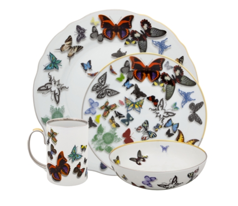 Vista Alegre Butterfly Parade 4-piece place setting | Cayen Home