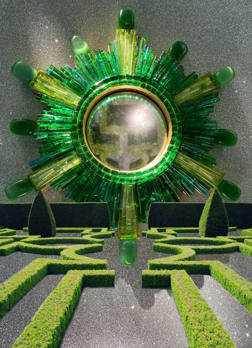 Mark Evans Parterre convex mirror, view 3 | Cayen Home
