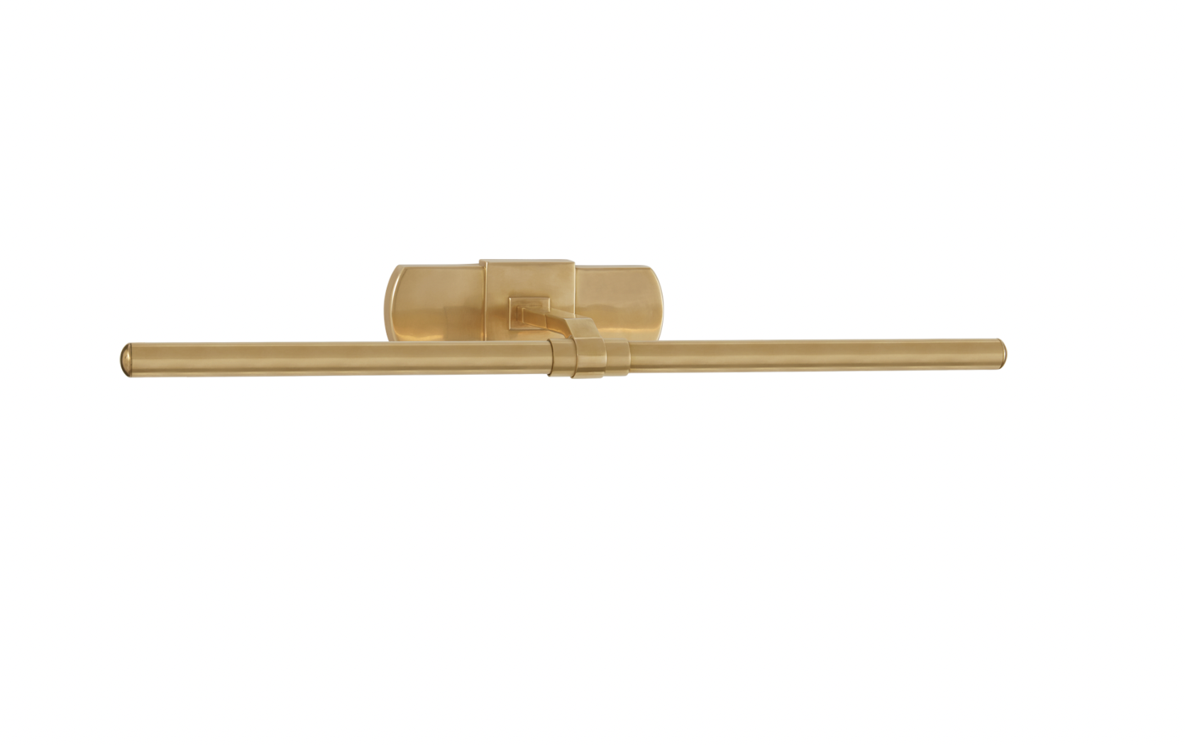 Visual Comfort Langley 24 inch picture light, natural brass | Cayen Home