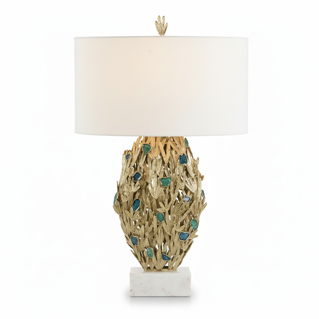 John-Richard Embellished Fronds table lamp | Cayen Home