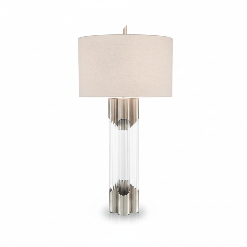 John-Richard metal and glass table lamp | Cayen Home