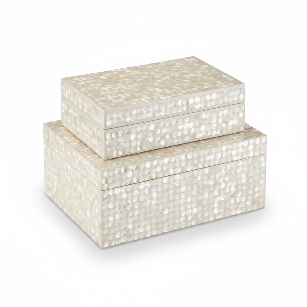 Currey & Co Gerri dot box, large | Cayen Home