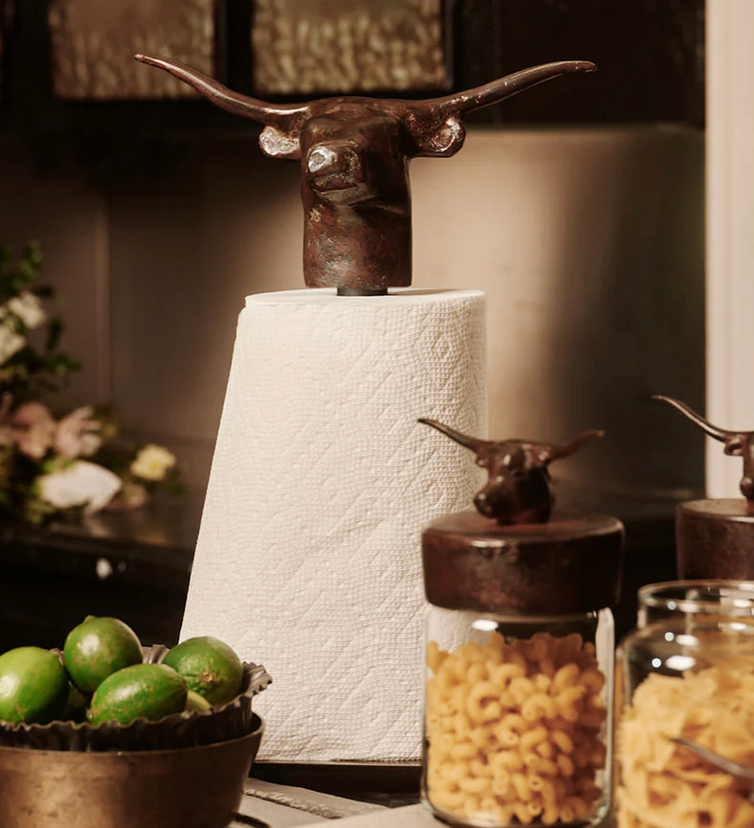 Jan Barboglio Jefe paper towel holder, view 3 | Cayen Home