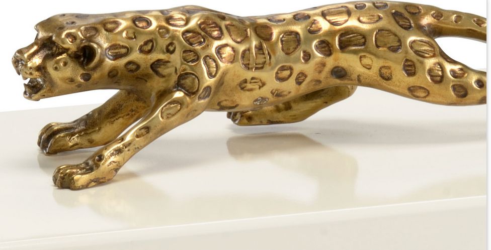 Chelsea House cheetah box, cream, view 2 | Cayen Home