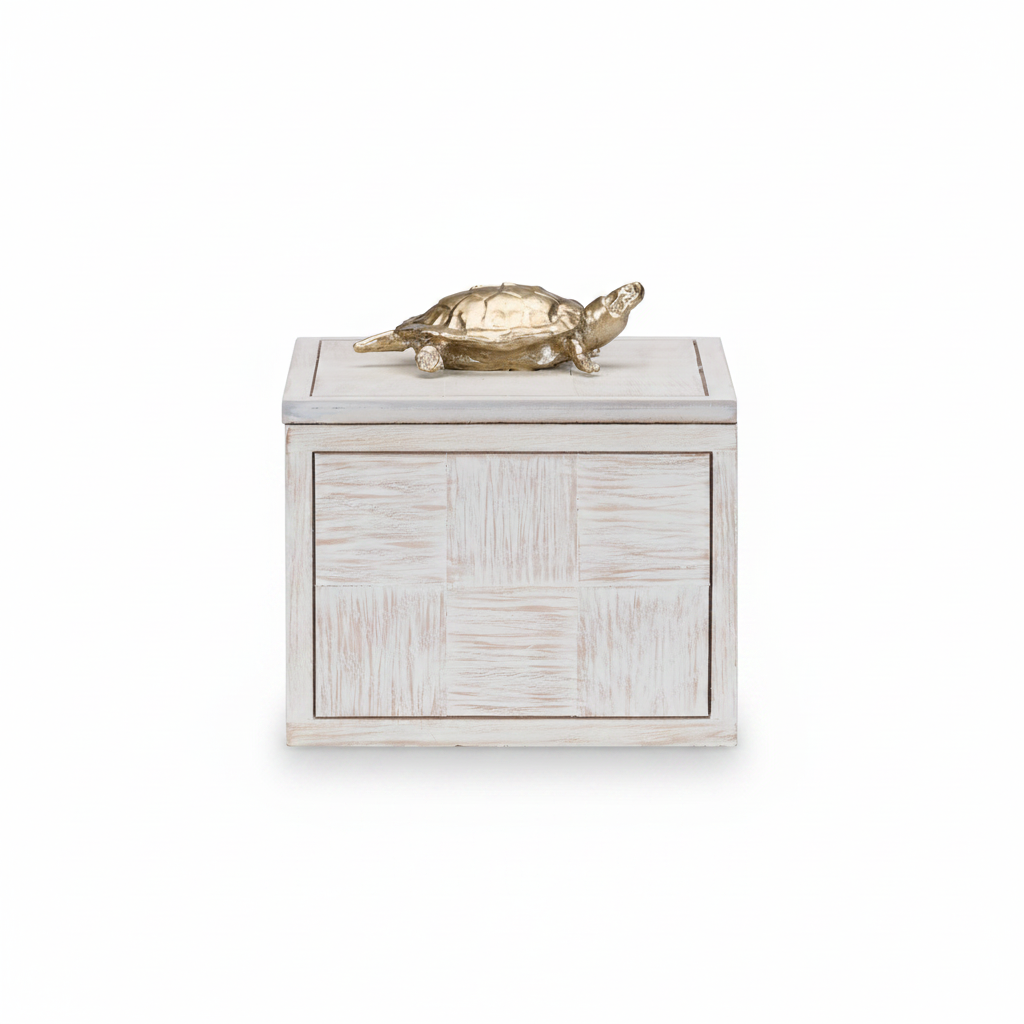 Chelsea House tortoise box, large, view 3 | Cayen Home