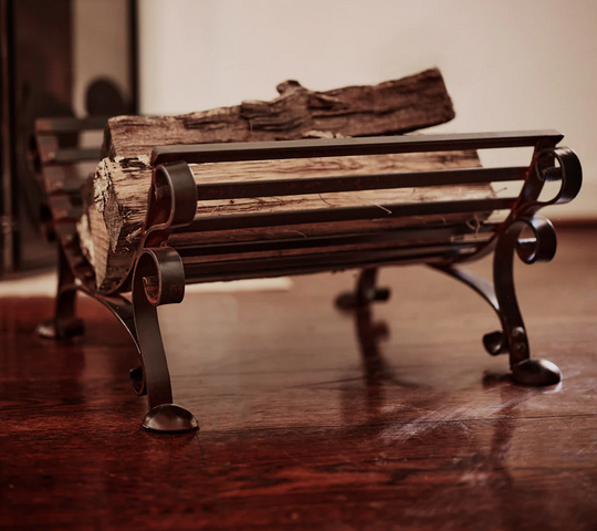 Jan Barboglio Lenero firewood holder, view 3 | Cayen Home