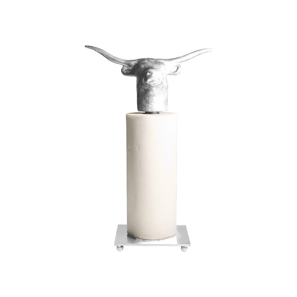 Jan Barboglio Jefe paper towel holder, nickel | Cayen Home