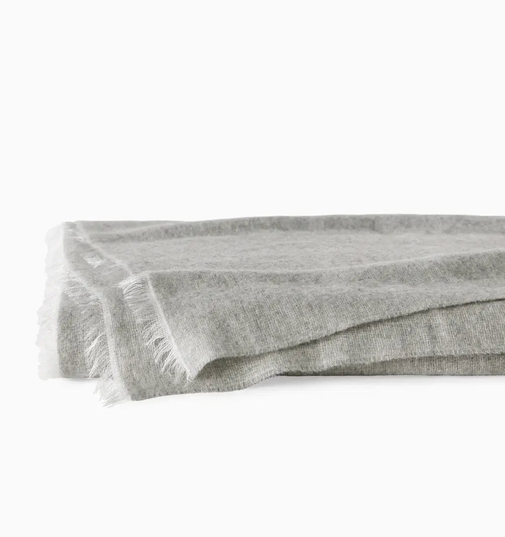 Sferra Monterosa throw, 31x79, grey | Cayen Home