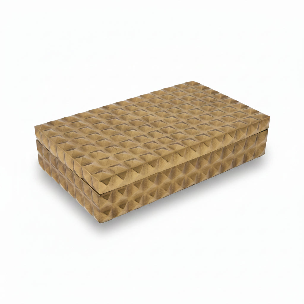 Maitland-Smith Sherwood brass box | Cayen Home