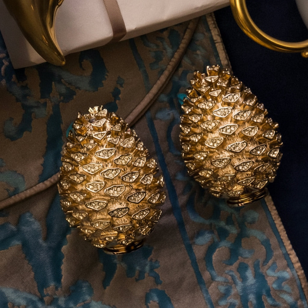 L'Objet Pinecone spice jewels, set of 2, view 3 | Cayen Home