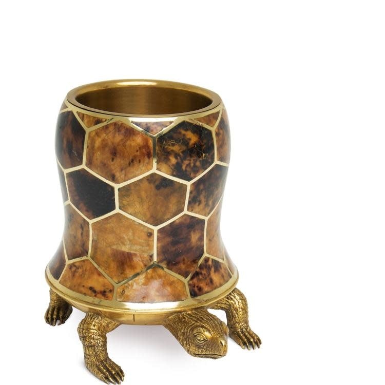 Maitland-Smith turtle wine holder | Cayen Home