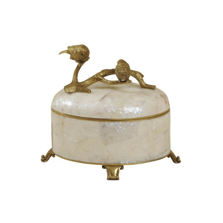 Maitland-Smith Birds on Branch shell box | Cayen Home