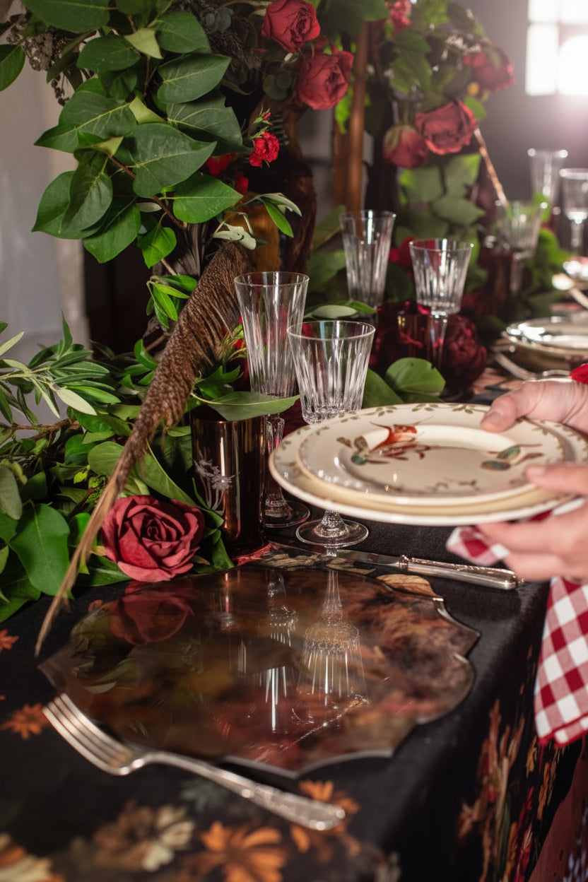 BORGO Milano glass placemat, view 2 | Cayen Home