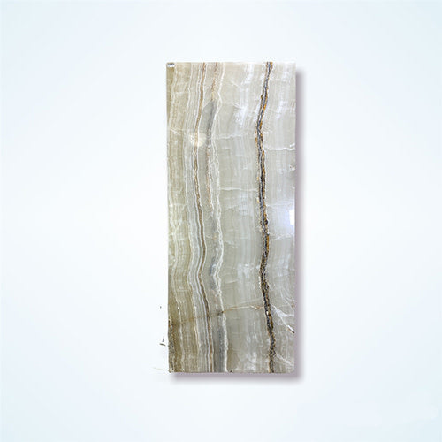 Nacre aragonite onyx prism lamp, 15x45x110cm | Cayen Home