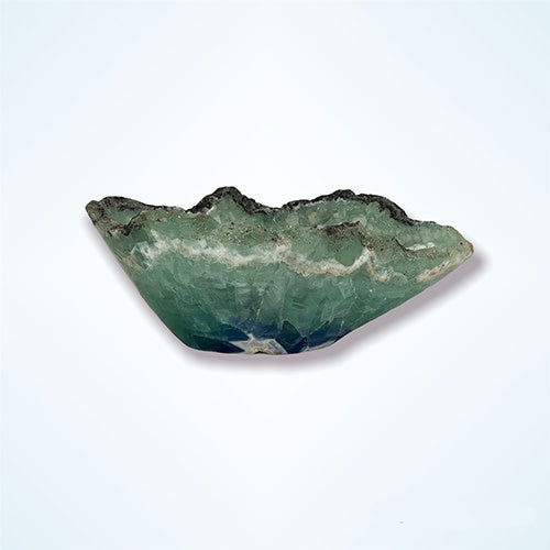 Fluorite bowl, 4 x 10.75 x 7 inch, A | Cayen Home