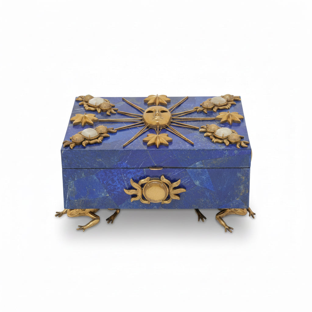 Maitland-Smith Roi Soleil jeweled box | Cayen Home