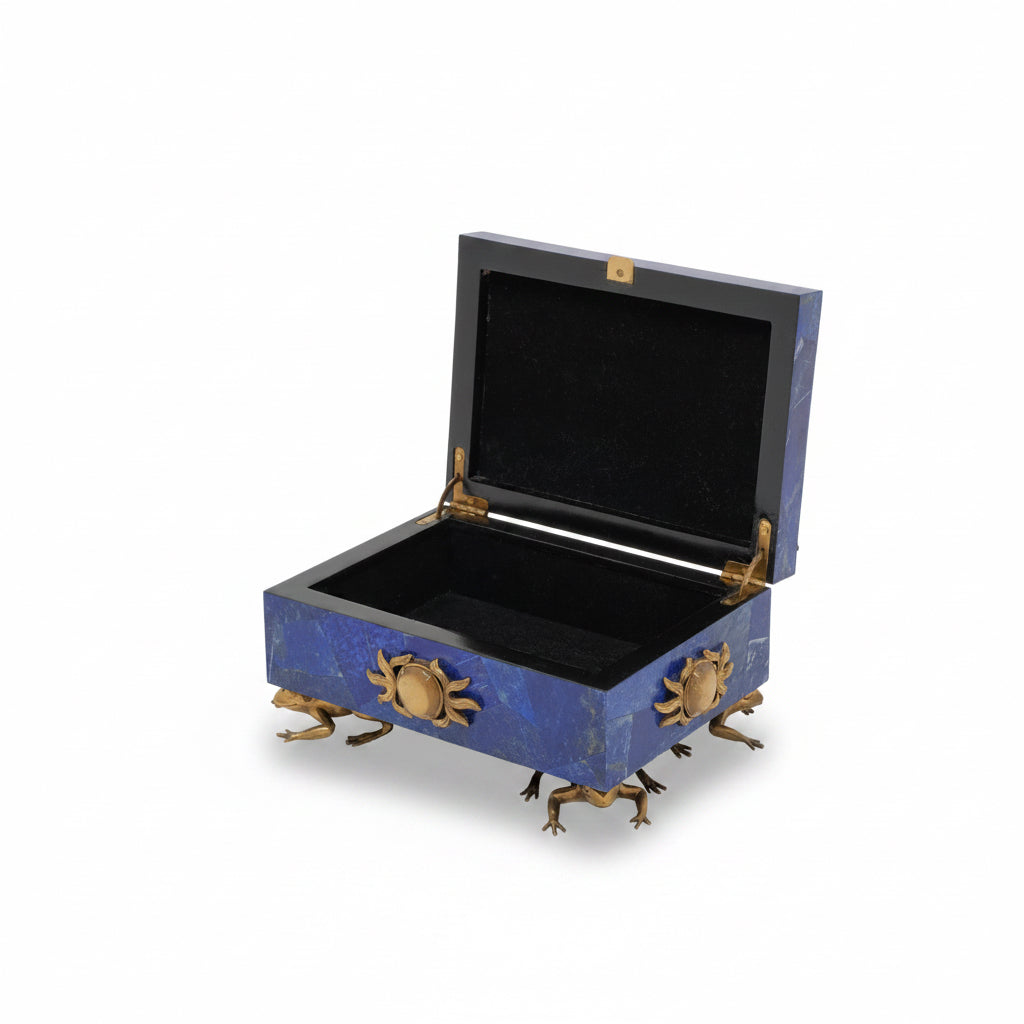 Maitland-Smith Roi Soleil jeweled box, view 3 | Cayen Home