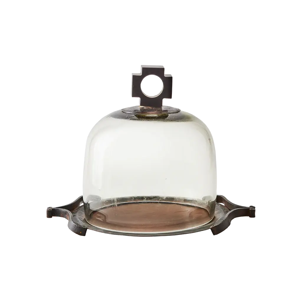 Jan Barboglio Pastelera Bendita cake and cheese plate with dome | Cayen Home