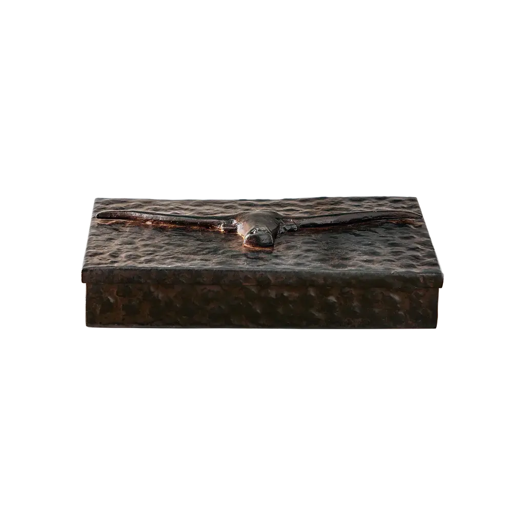 Jan Barboglio Cuerno Largo box with leather insert, view 8 | Cayen Home