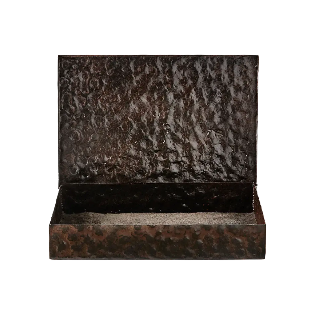 Jan Barboglio Cuerno Largo box with leather insert, view 7 | Cayen Home