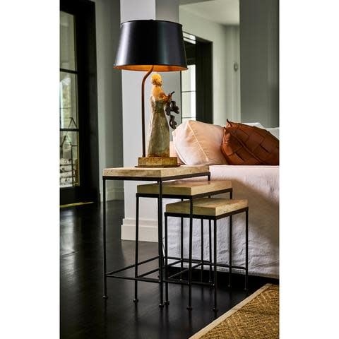 Jan Barboglio St. Francis lamp, view 3 | Cayen Home