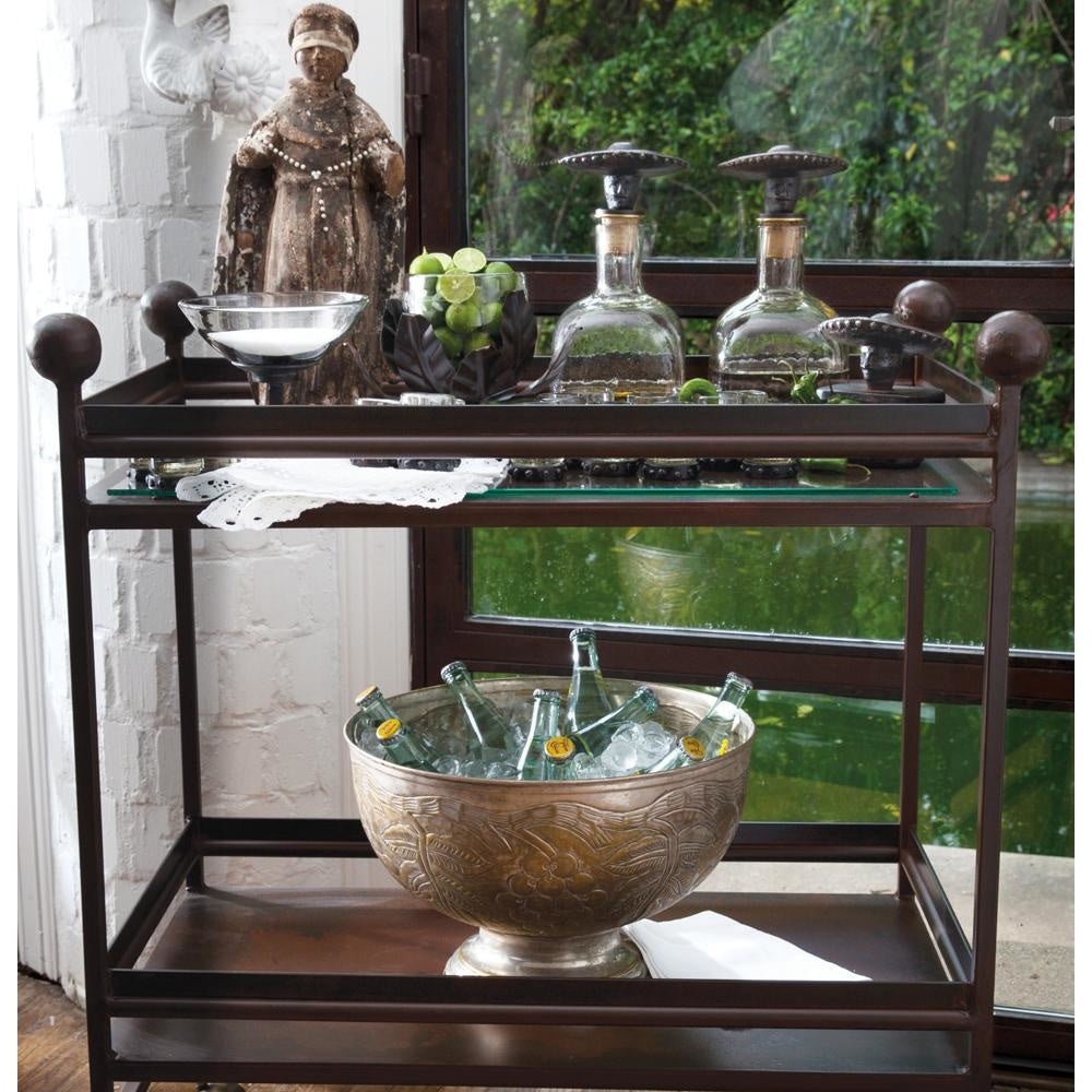Jan Barboglio Linea bar cart, view 2 | Cayen Home