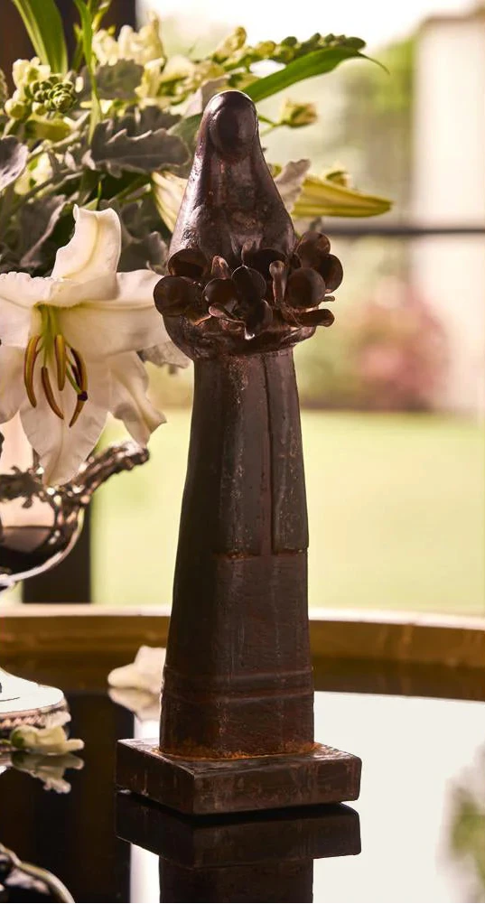 Jan Barboglio Maria d'Flores statue, view 2 | Cayen Home