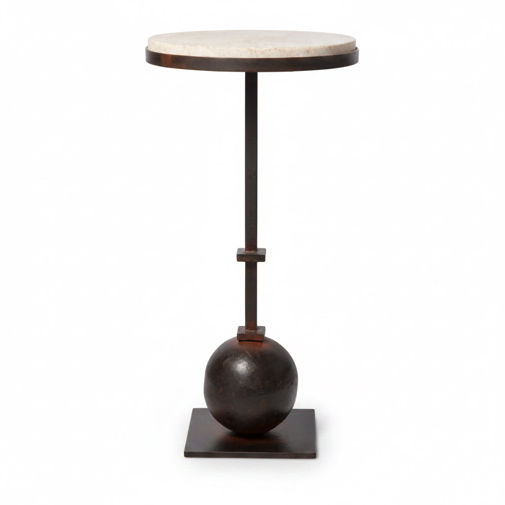 Jan Barboglio Torreon stone circle table | Cayen Home
