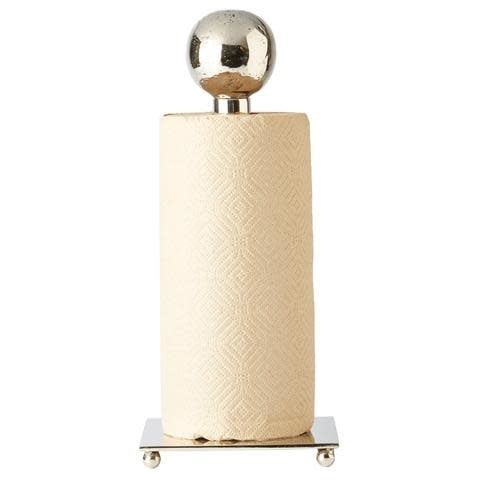 Jan Barboglio paper towel holder, nickel | Cayen Home