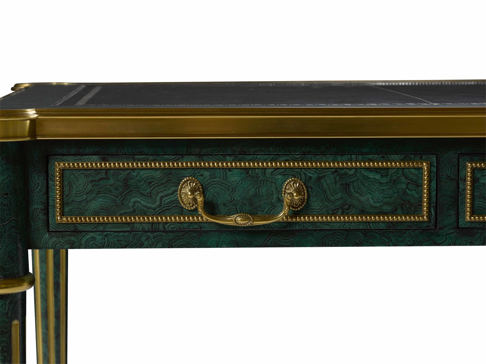 Maitland-Smith Malaquita desk, view 5 | Cayen Home