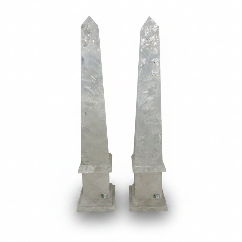 Crystal obelisk B, pair | Cayen Home