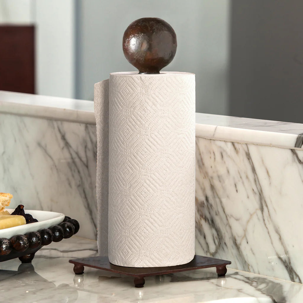Jan Barboglio paper towel holder, view 3 | Cayen Home