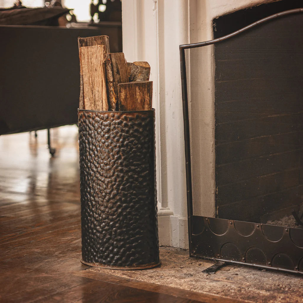 Jan Barboglio iron waste basket, view 3 | Cayen Home