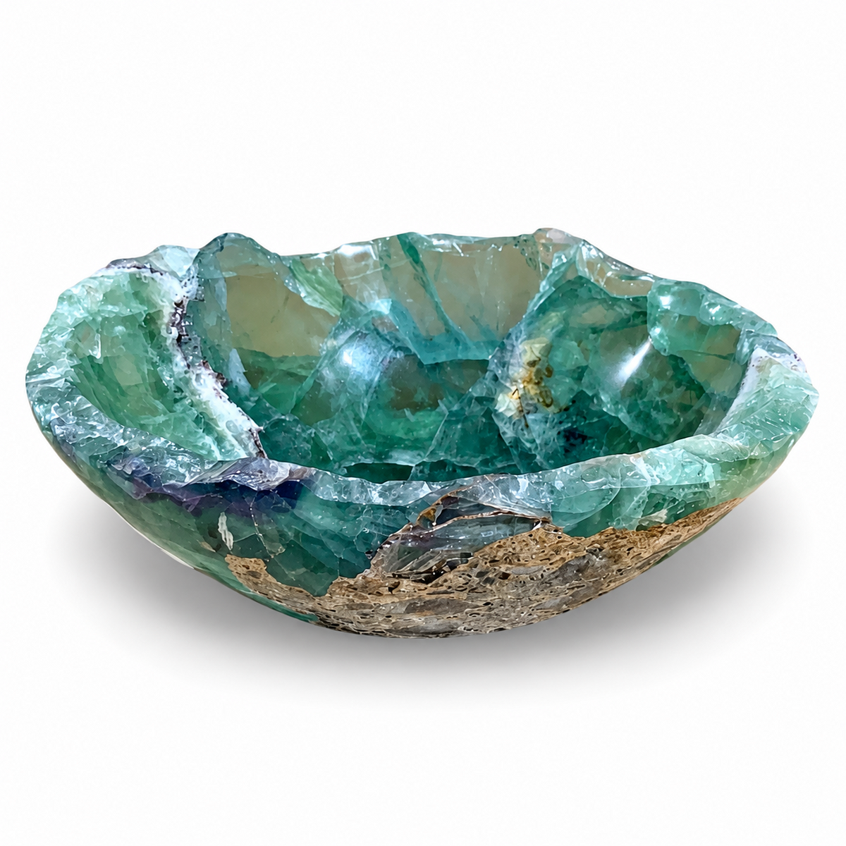 Fluorite Bowl 18x13x7