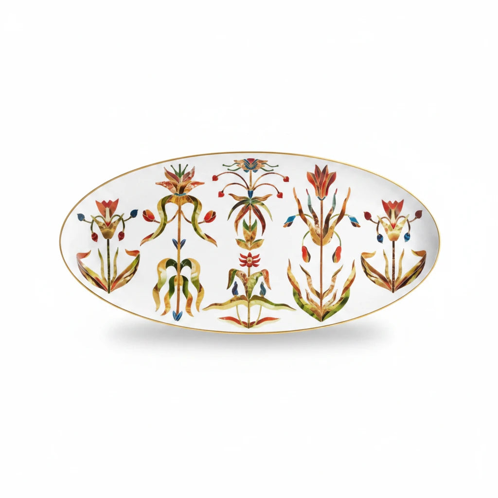 L'Objet Grand Tour oval platter, large | Cayen Home