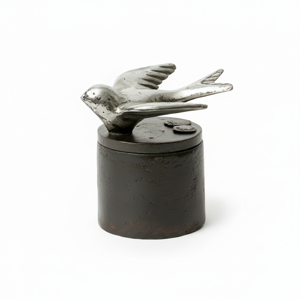 Jan Barboglio Golondrina box with nickel bird | Cayen Home