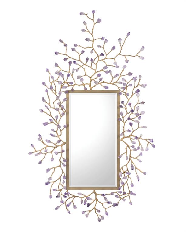 John-Richard Budding Amethyst Mirror