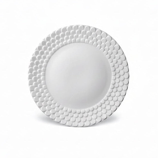 L'Objet Aegean dinner plate, white | Cayen Home