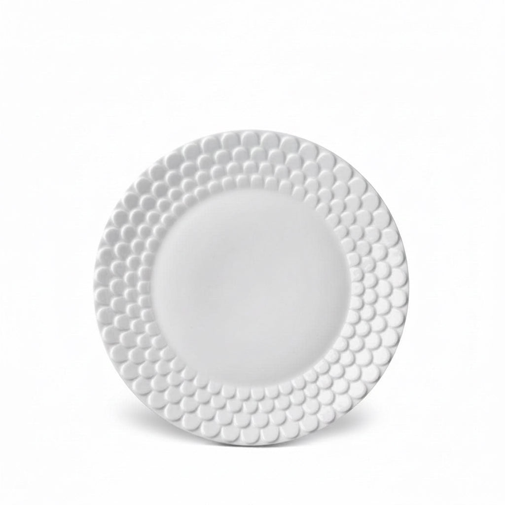 L'Objet Aegean dessert plate, white | Cayen Home