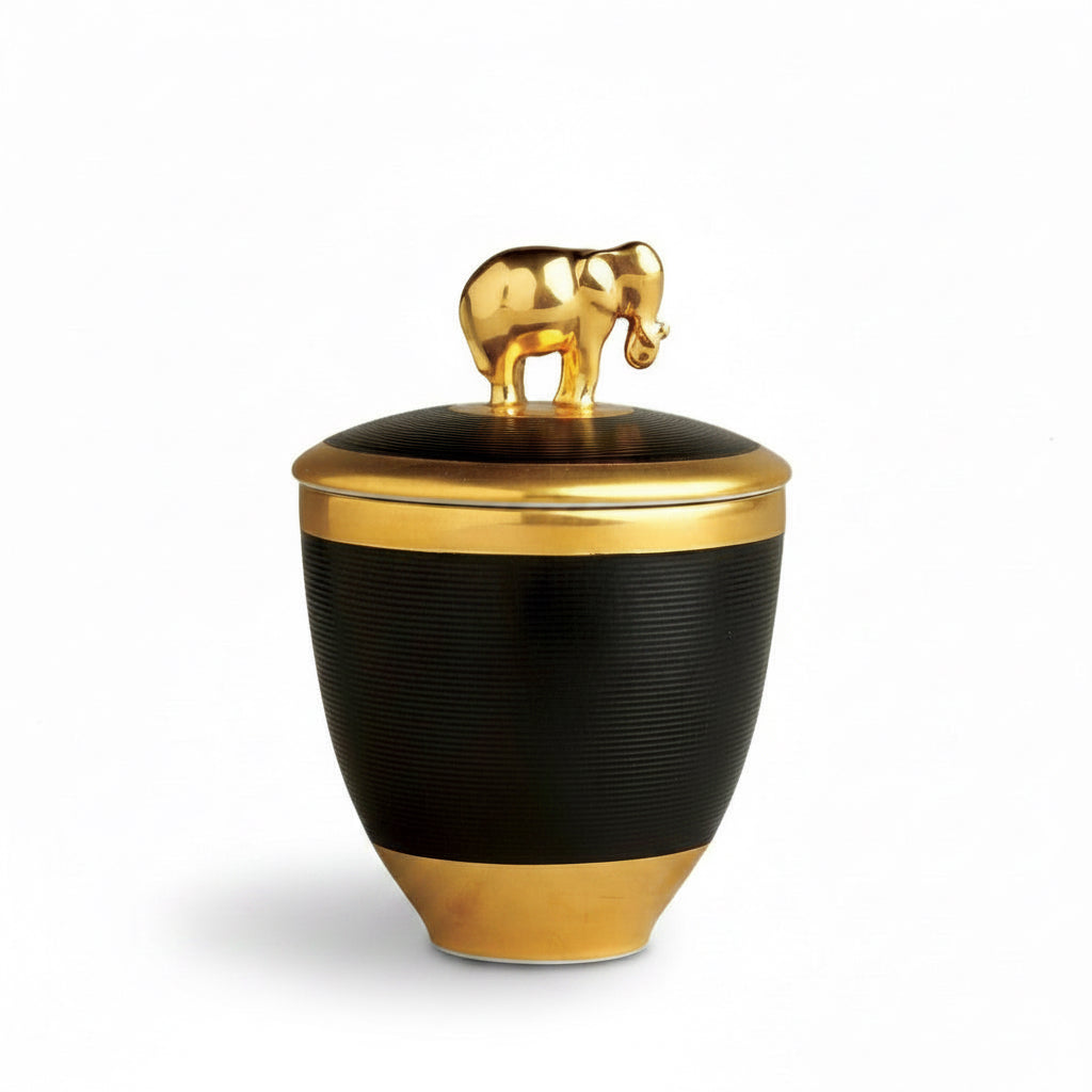 L'Objet Safari Elephant candle, view 2 | Cayen Home