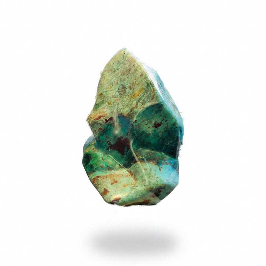 Chrysocolla free-cut sculpture | Cayen Home