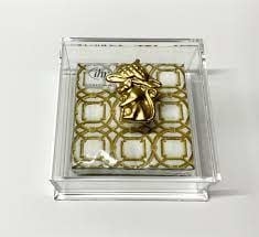 Southern Tribute monkey cocktail napkin box, view 4 | Cayen Home
