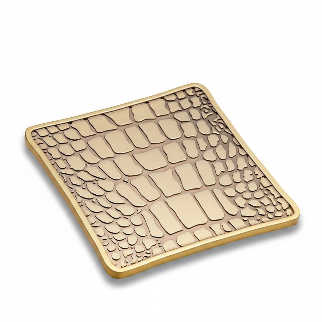 L'Objet crocodile coasters, set of 4, view 2 | Cayen Home