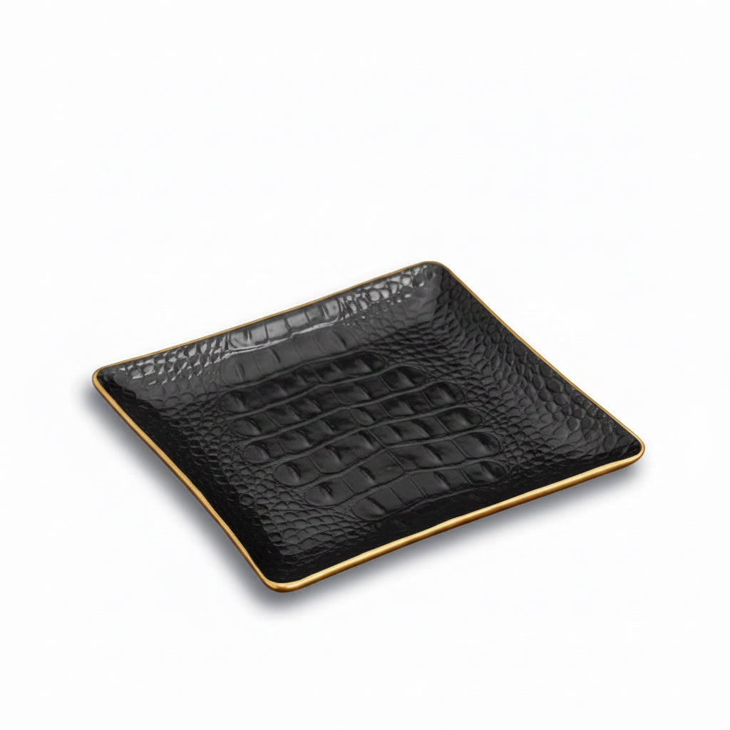 L'Objet crocodile square tray | Cayen Home