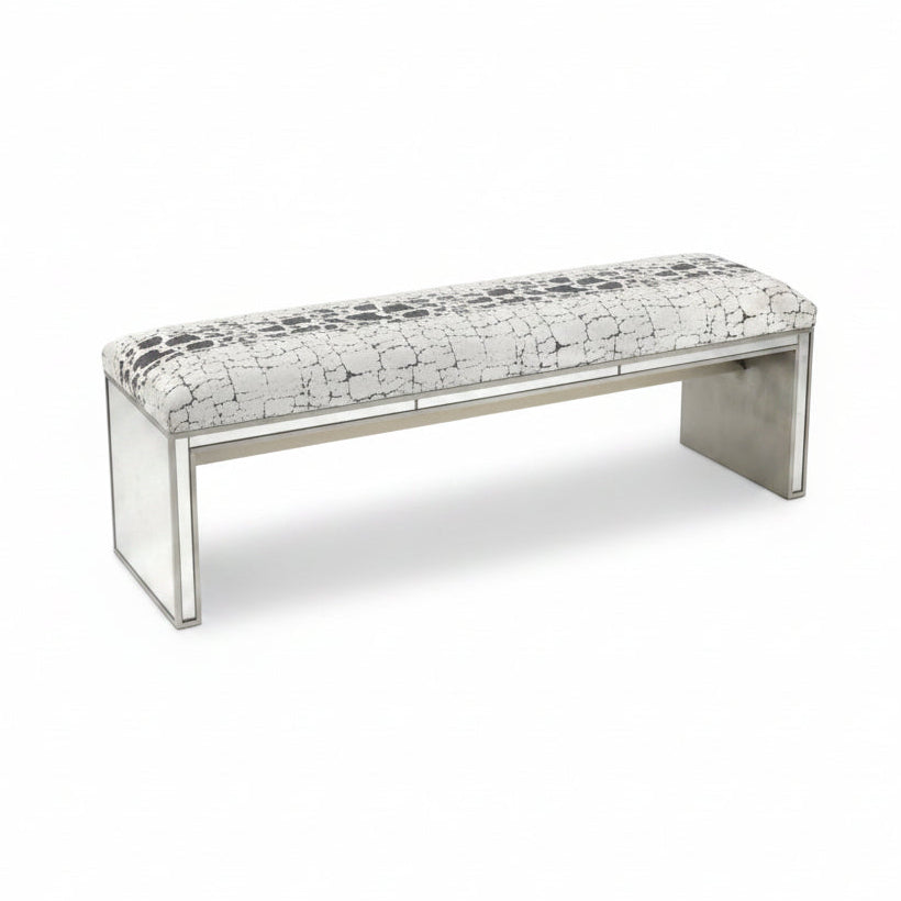 John-Richard eglomise Parsons bench | Cayen Home